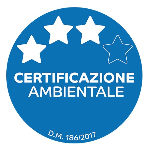 Italienskt miljötypgodkännande med 3 stjärnor Rizzoli cucine