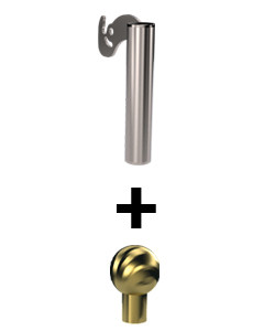 dettaglio + Pomolo Ottone